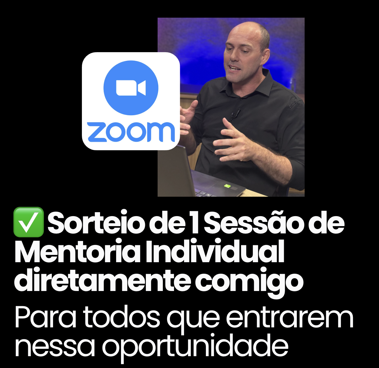 Sessão de mentoria individual por Zoom com o Nobre
